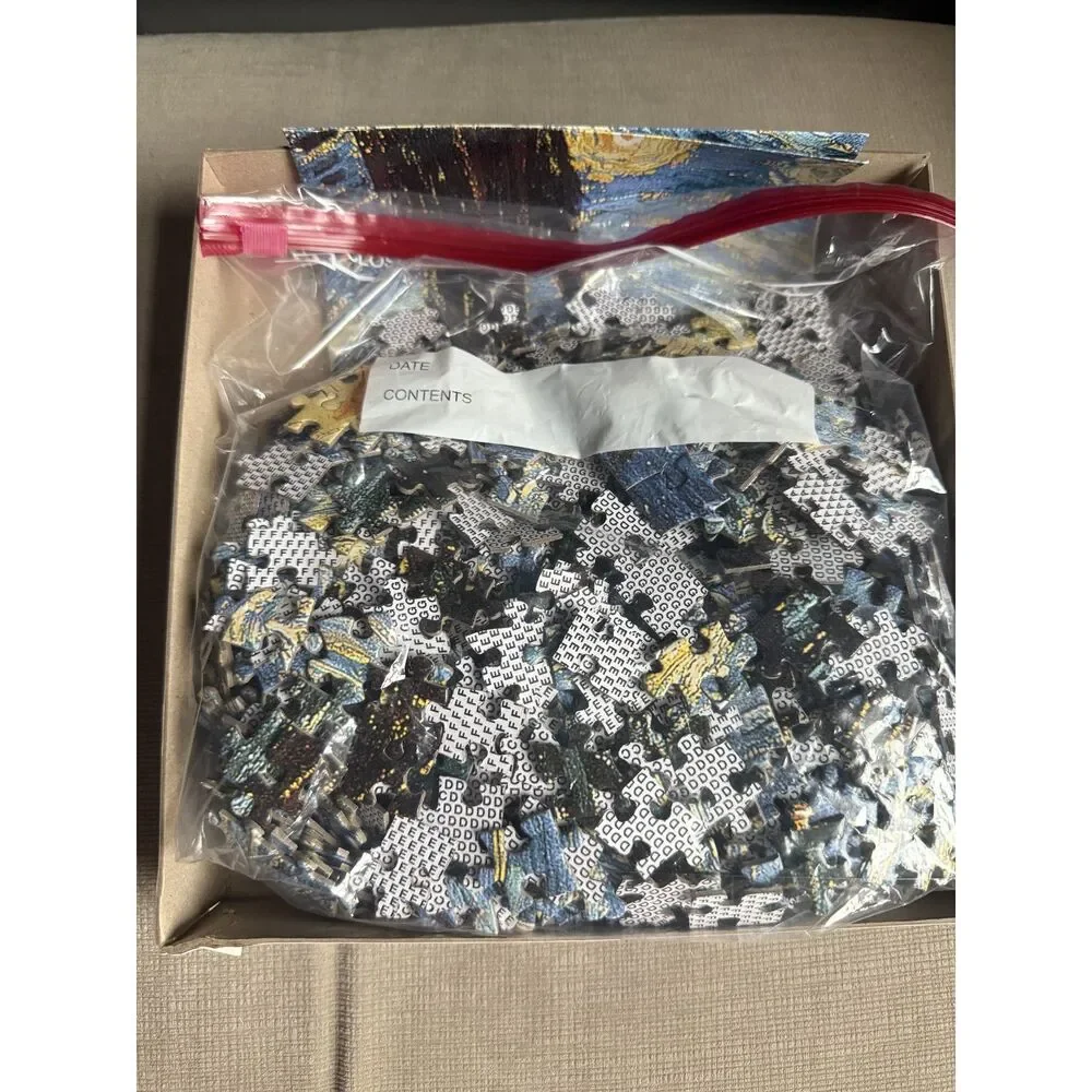 Museum Collection Van Gogh Starry Night 1000 Piece Jigsaw Puzzle Complete